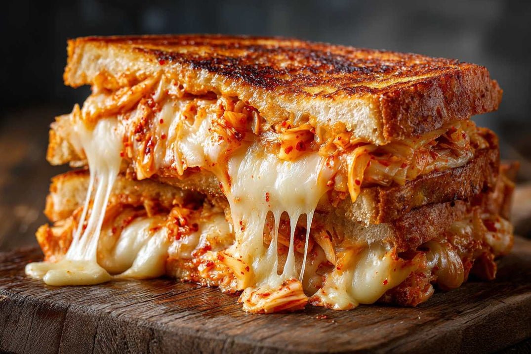 Grilled Cheese au Kimchi - Les Grandes Oreilles